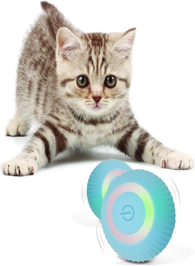 VAVSU Interactive Cat Toy Ball，USB Rechargeable Automatic Cat Toy Balls Automatic Moving Rolling Cat Toys for Indoor Kitten Smart Ball Toy Gift for Your Kitty(Multicolor) - Image 1